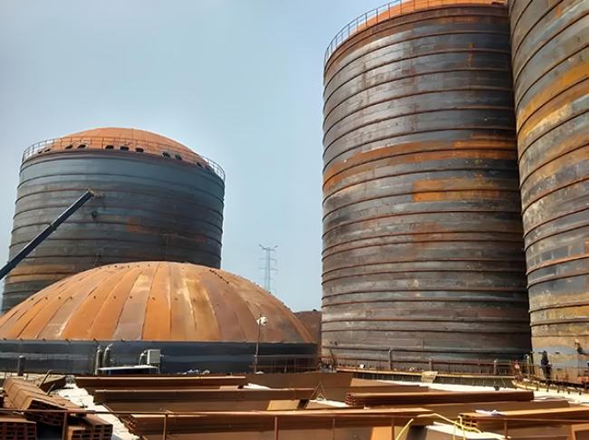 鋼板庫庫頂為何要地面安裝